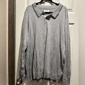 Old Navy Men's Polo Shirt in Gray